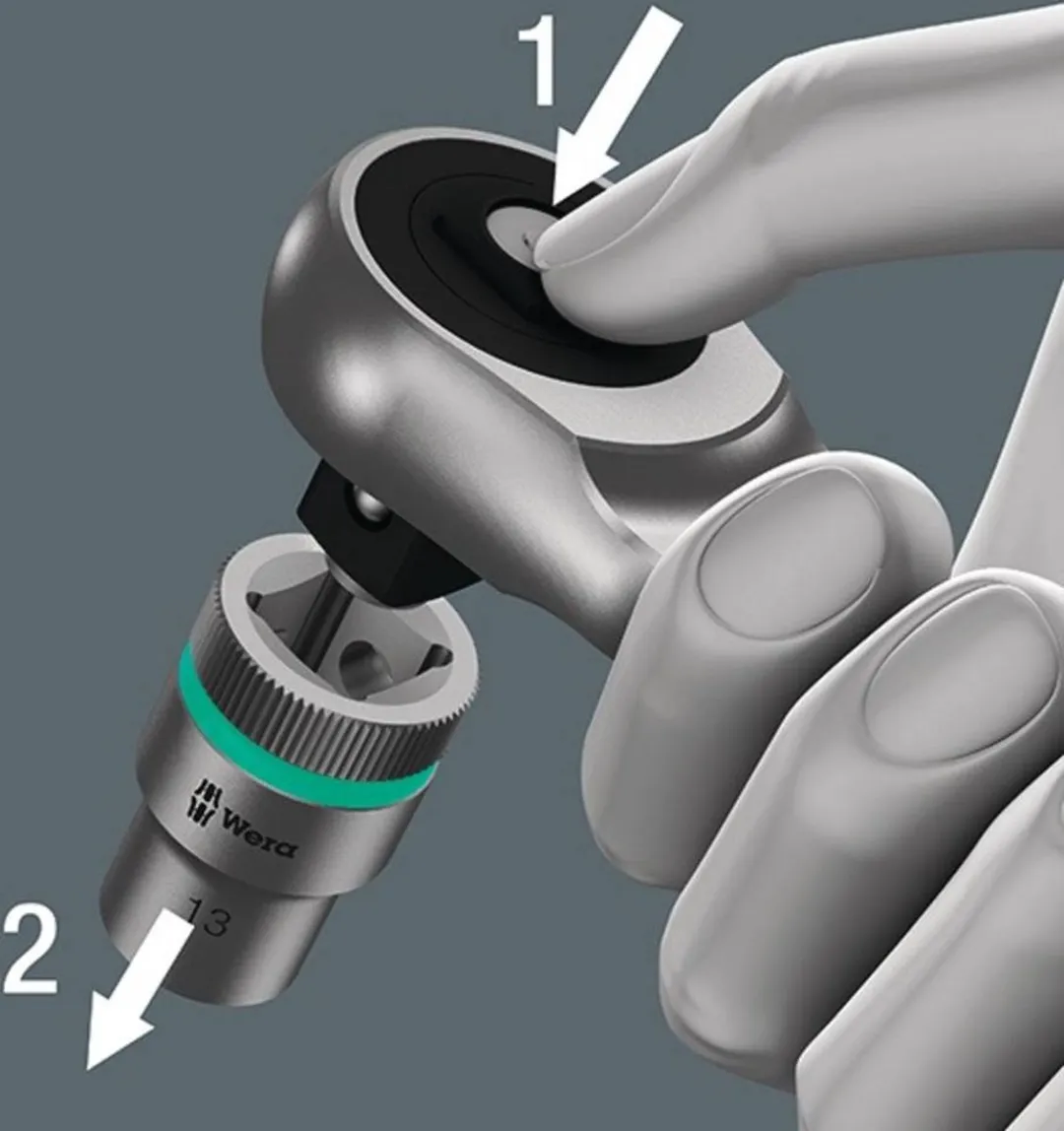 Wera 8100 SA 12 HF Zyklop Dopsleutelset 1/4" - 13-delig