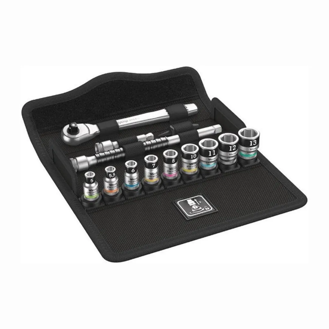 Wera 8100 SA 12 HF Zyklop Dopsleutelset 1/4" - 13-delig