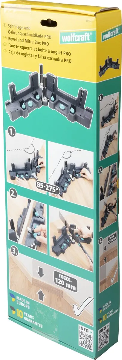 Wolfcraft Zweihaak en Verstekbak PRO 6956000