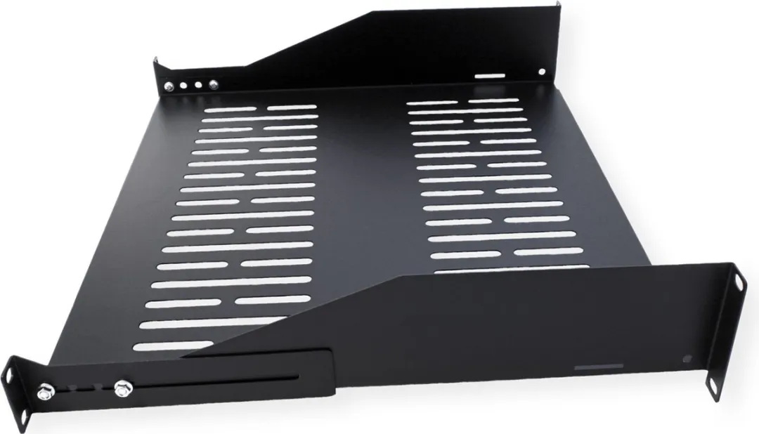 Value 19" Legplank 485x400mm 2HE - 25kg Zwart - afbeelding 2 van 6