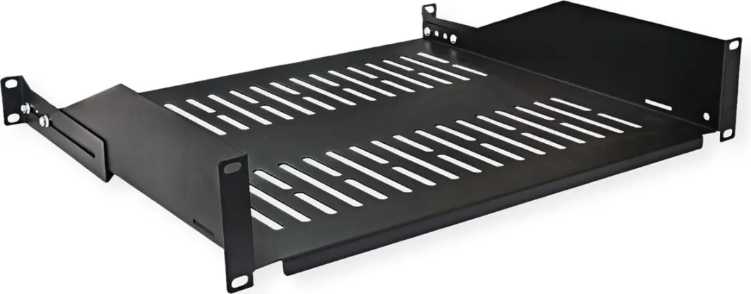 Value 19" Legplank 485x400mm 2HE - 25kg Zwart - afbeelding 3 van 6