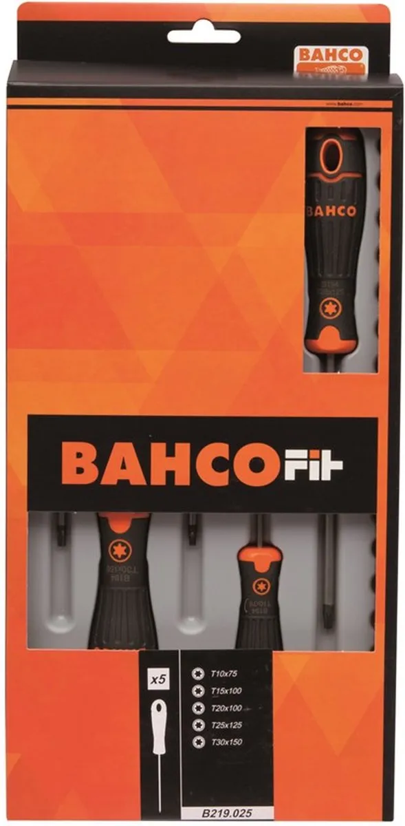 Bahco B219.025 Torx Schroevendraaierset - 5-delig