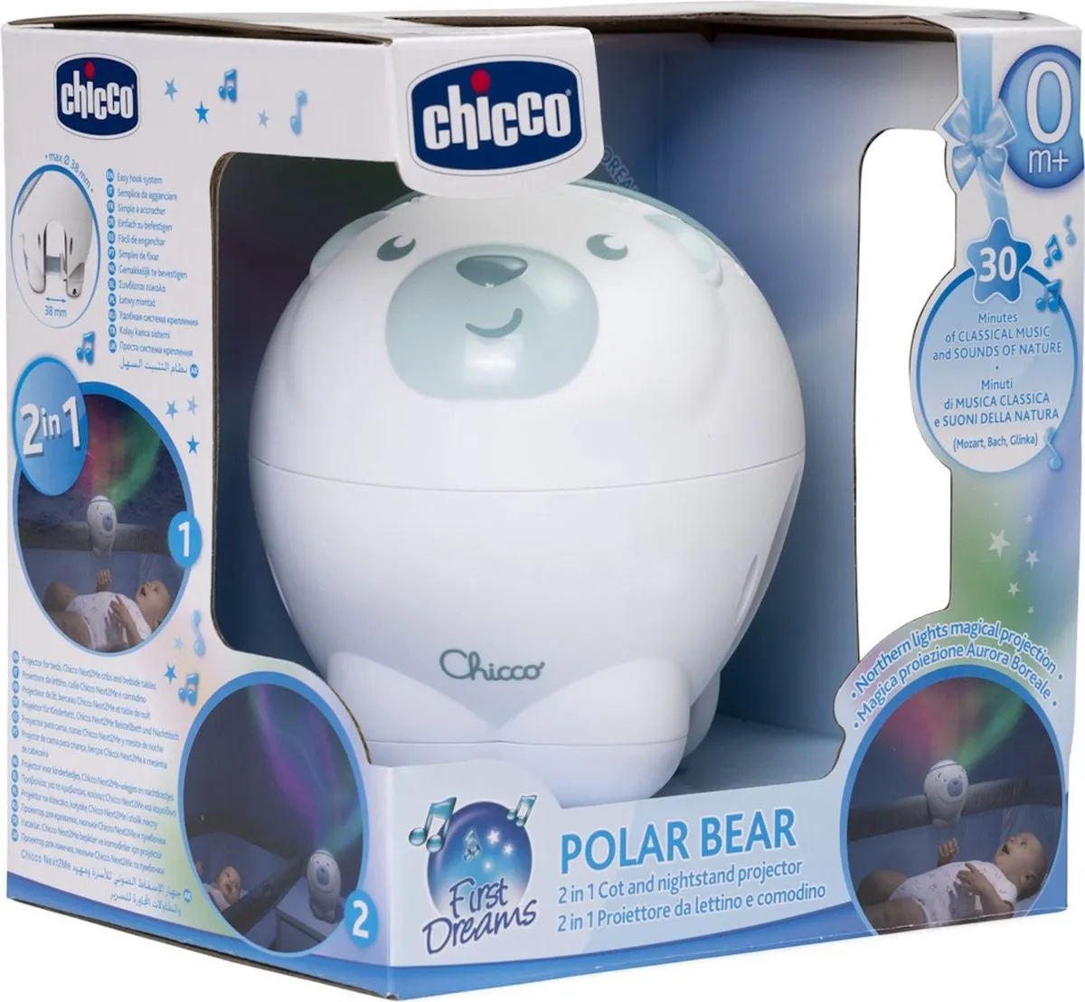 Chicco First Dreams IJsbeer Projector - Blauw