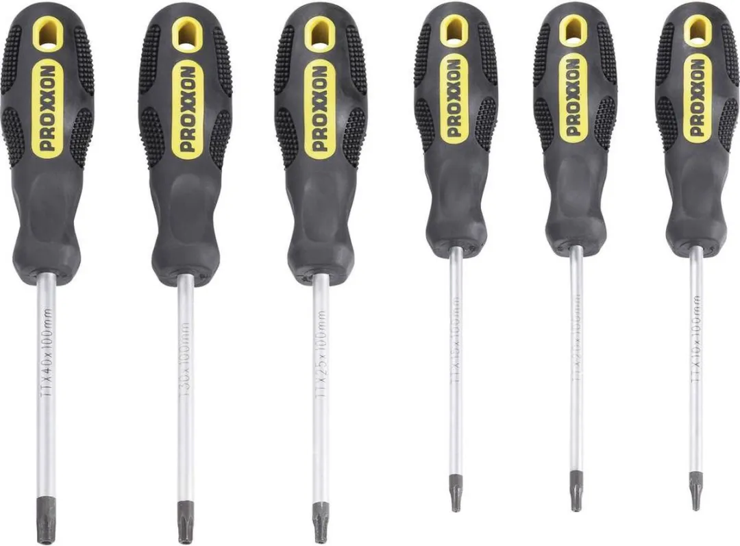 Proxxon Industrial FLEX-DOT Schroevendraaierset 6-delig - TX T10/T15/T20/T25/T30/T40