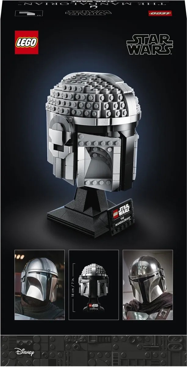 LEGO Star Wars The Mandalorian Helmset 75328 - 584 Stukken - Multicolor - afbeelding 6 van 6