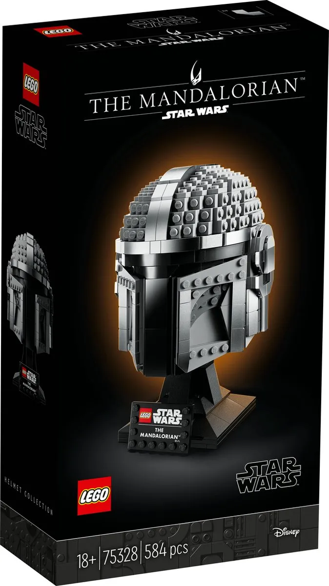 LEGO Star Wars The Mandalorian Helmset 75328 - 584 Stukken - Multicolor