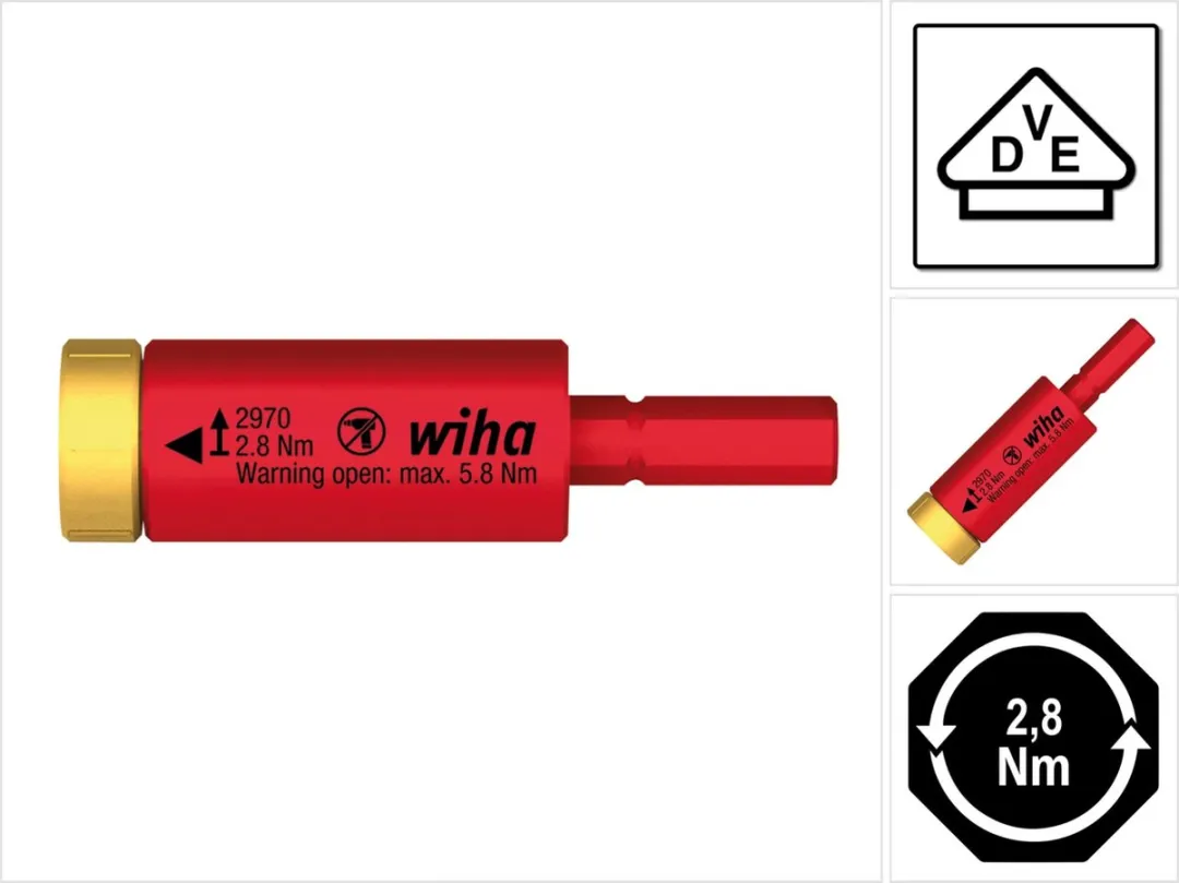 Wiha 29701280 Moment EasyTorque Adapter Electric - 2,8 Nm