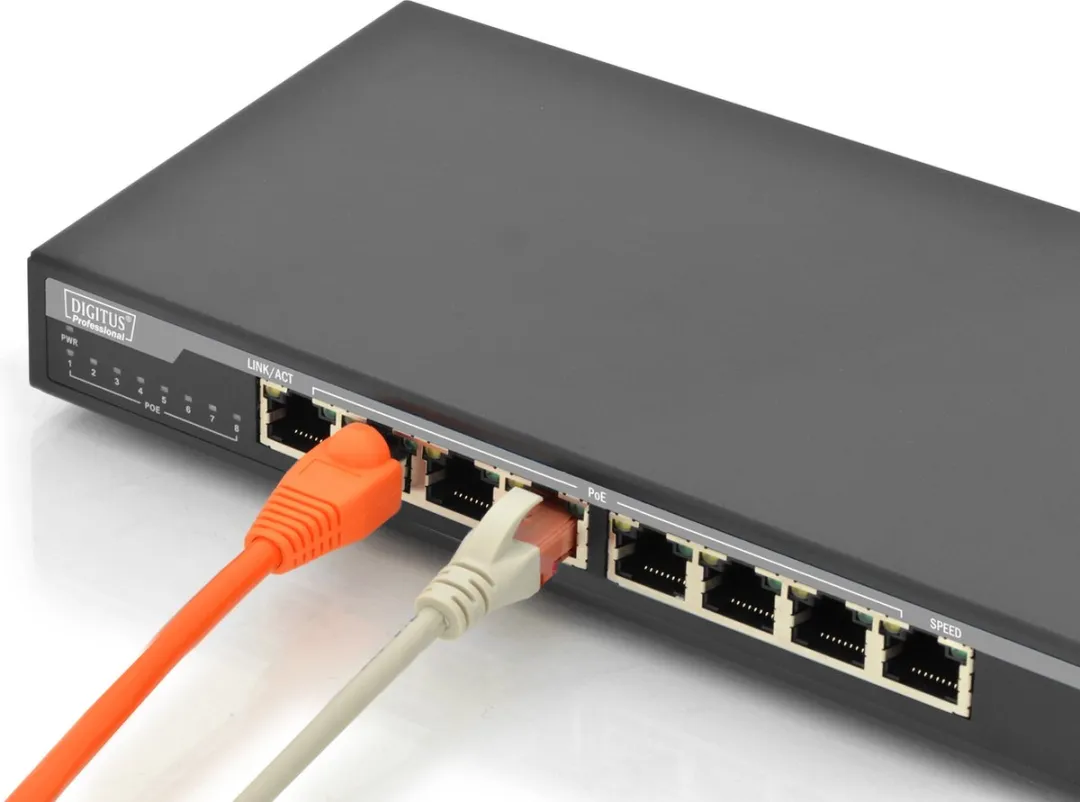 Digitus DN-95340 Unmanaged Gigabit Switch PoE - Zwart - afbeelding 6 van 6