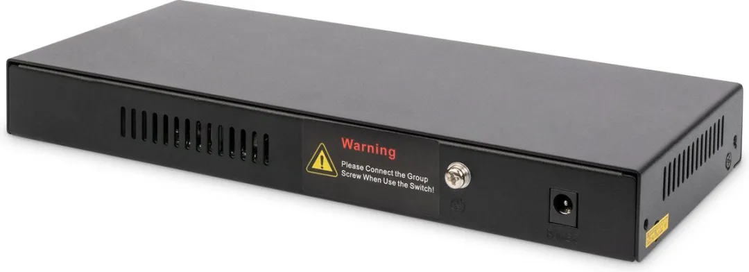 Digitus DN-95340 Unmanaged Gigabit Switch PoE - Zwart