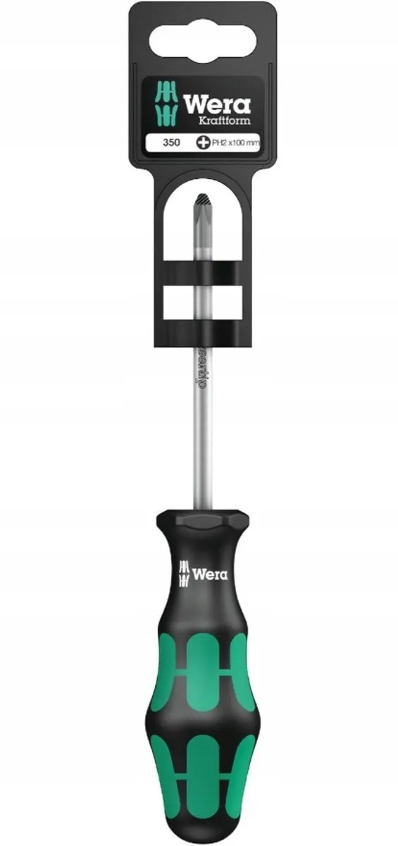 Wera 350 PH SB Schroevendraaier PH2 100mm