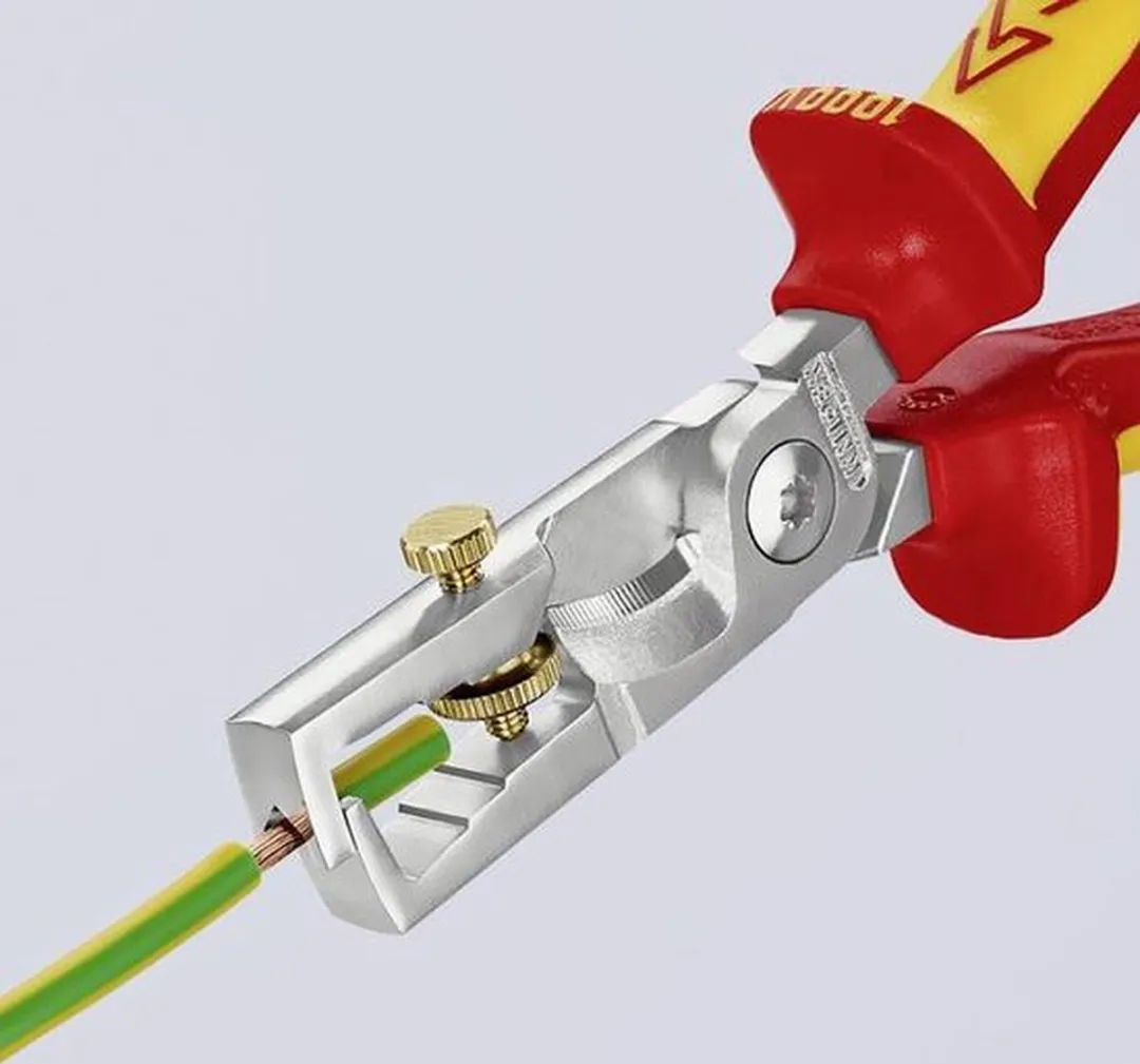 Knipex 13 66 180 T Strix Striptang met Kabelschaar - Rood