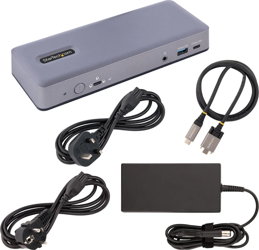 Startech DK31C3MNCRUE USB Hub 60W - Grijs