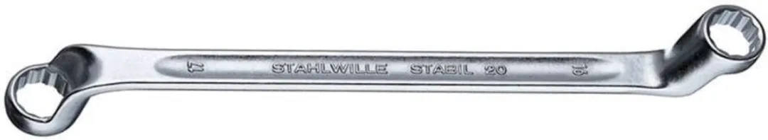 Stahlwille Dubbele Ringsleutel 20-13X17 13x17mm