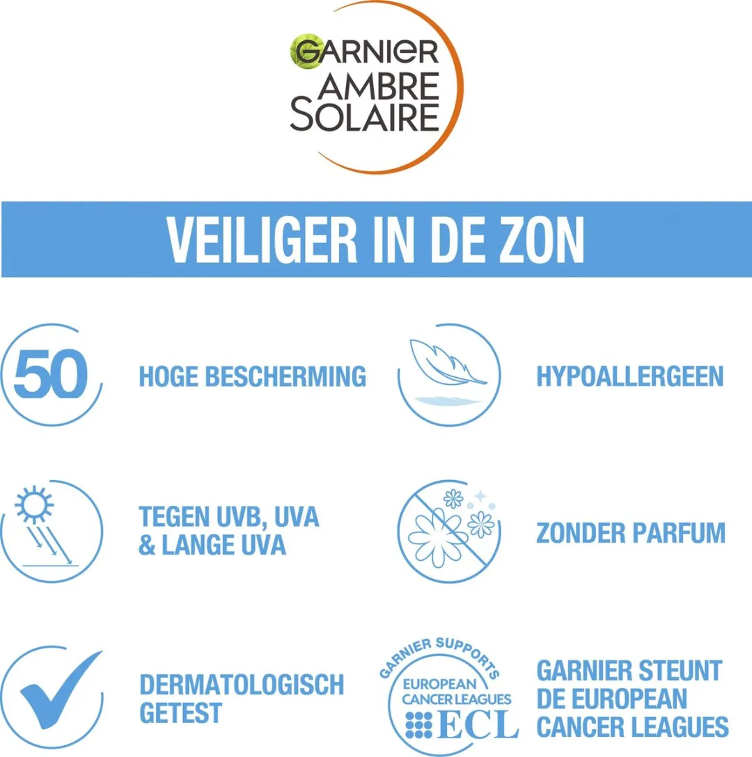 Garnier Ambre Solaire Sensitive Expert+ SPF 50+ - 40ml
