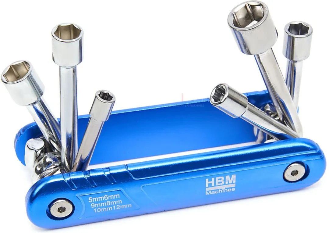 HBM 6-delige Opvouwbare Dopsleutelset 27