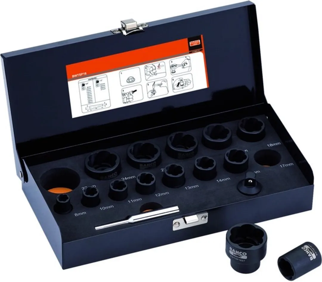 Bahco BWTSP16 Doppenset 16-delig