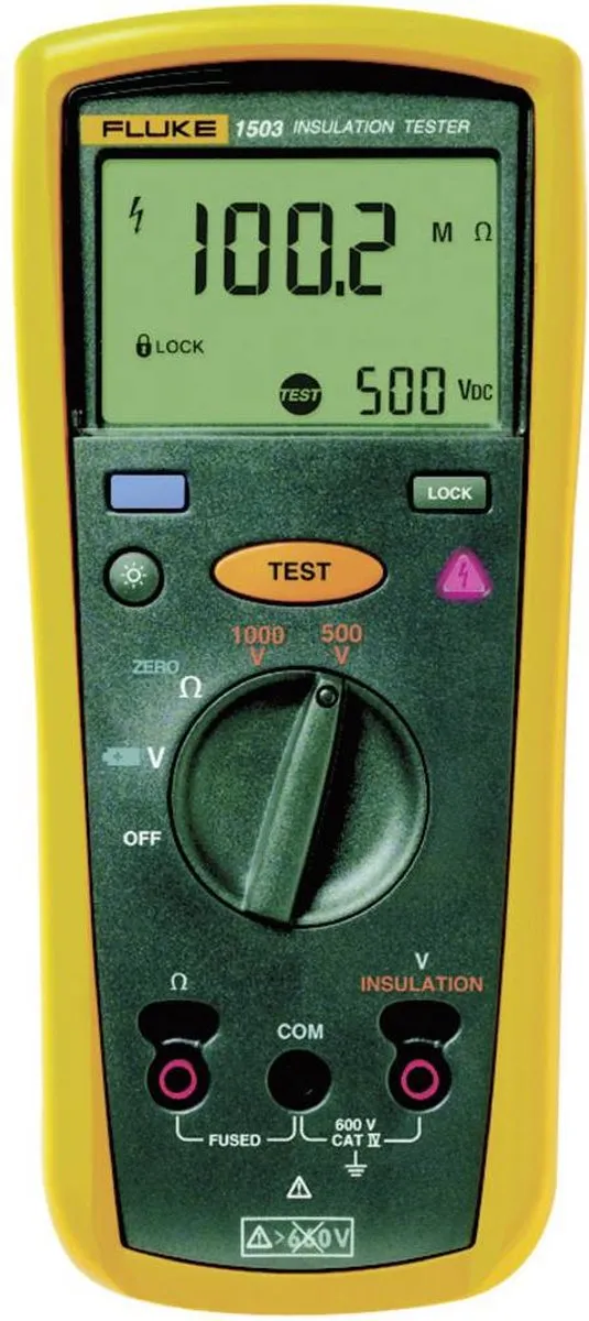 Fluke 1503 Isolatiemeter - 500V/1000V 2GΩ