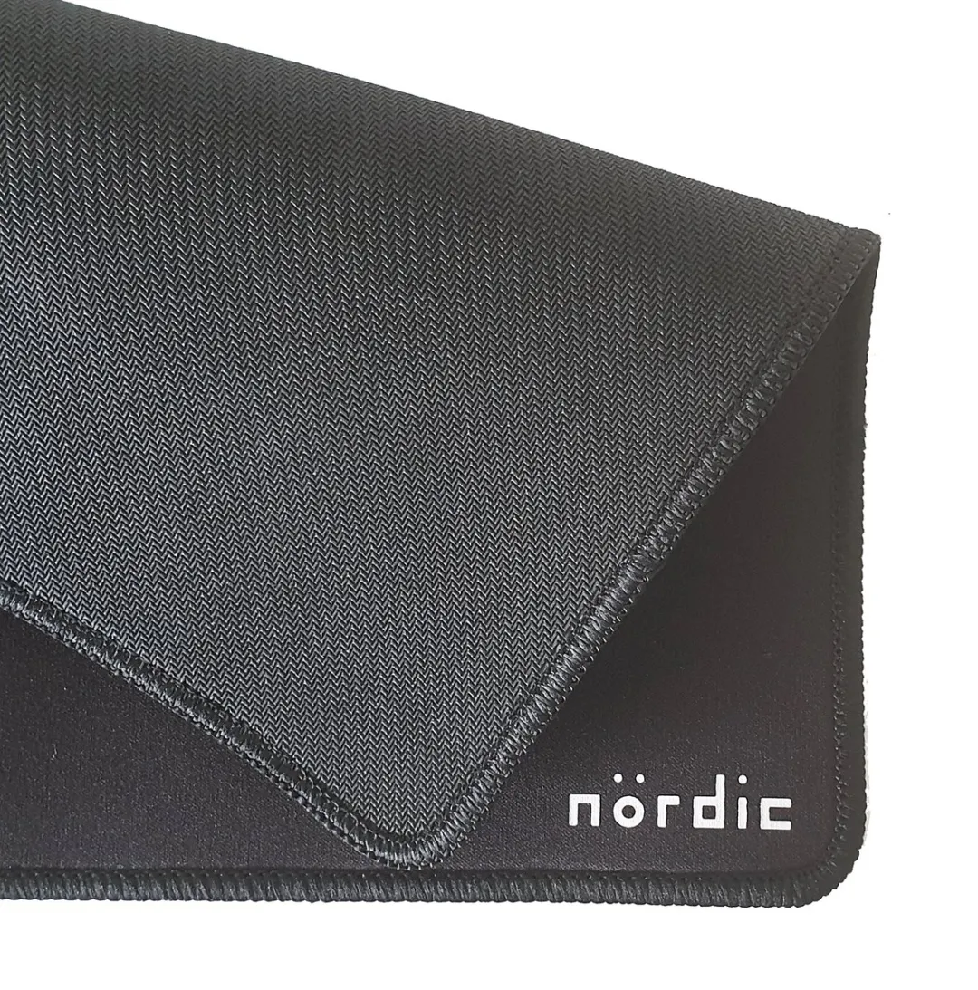 NÖRDIC GAME-N1031 Muismat 45x40cm - Zwart