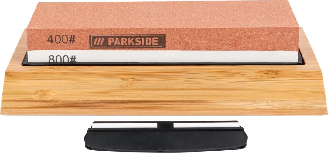 Parkside Slijpsteen 400/800 Korrel - Bamboe Basis