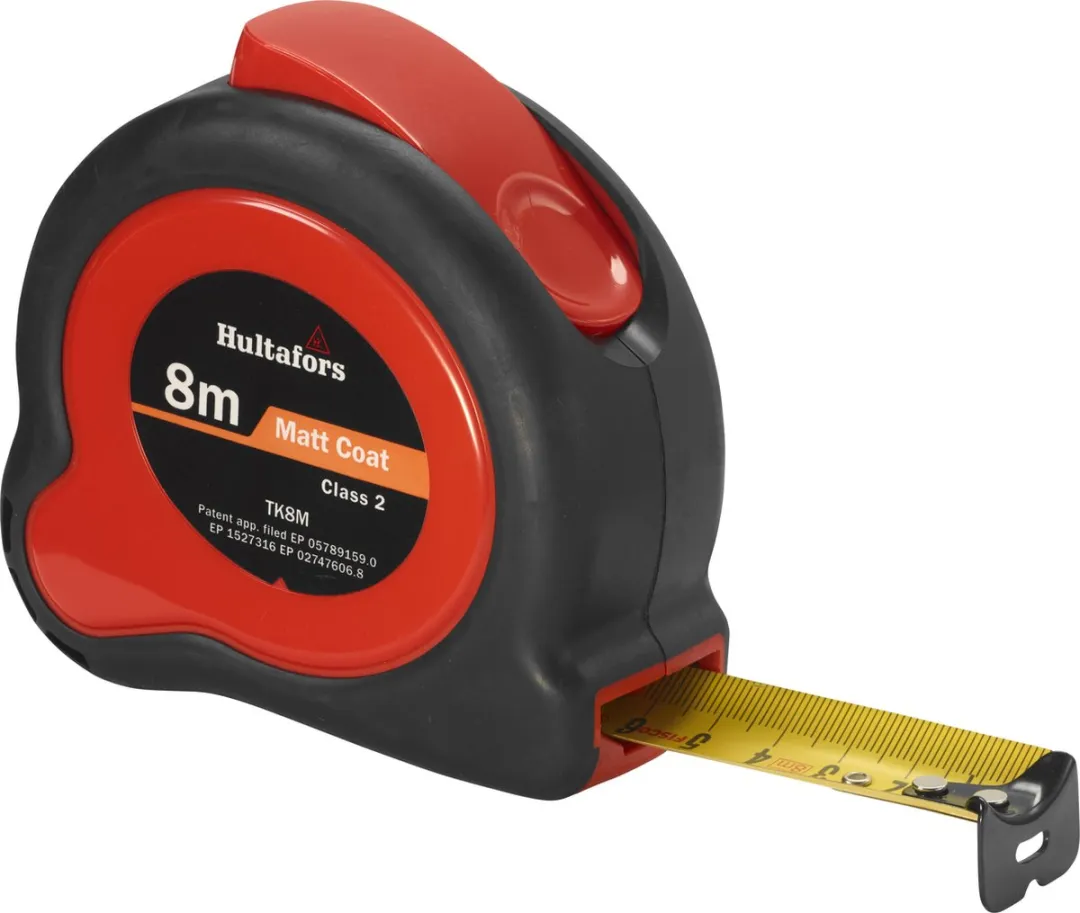 Hultafors TK 8 Rolmaat 8m x 25mm - Geel - afbeelding 2 van 6