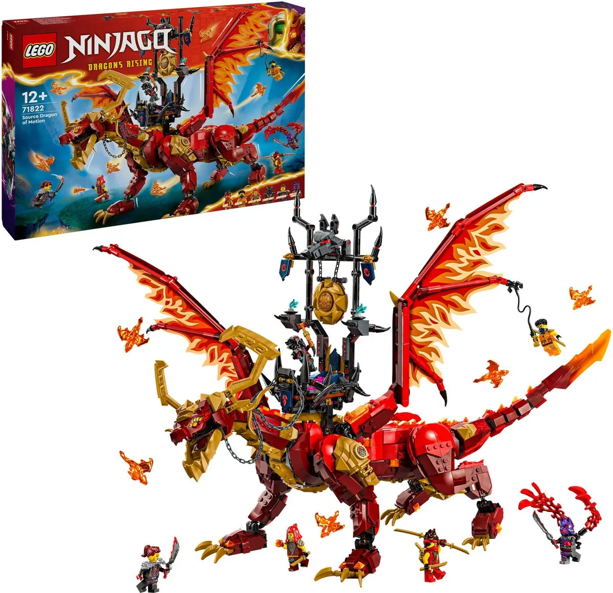 LEGO Ninjago Brondraak van Beweging 71822 - 1716 Stukken