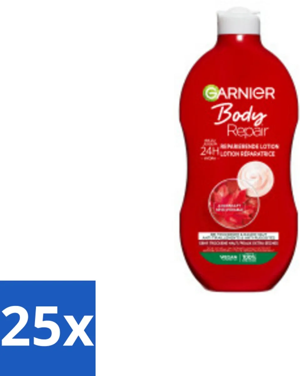 Garnier Body Repair Herstellende Bodylotion 400ml - 25 Stuks