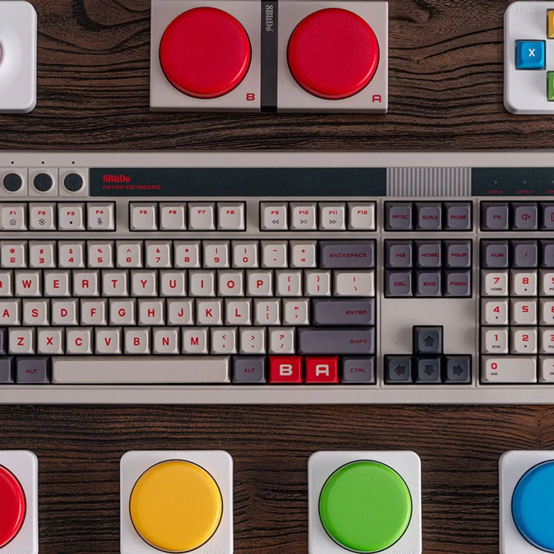 8BitDo Retro 108 N Edition - FullSize - ANSI - USB 2.0 - Qwerty US Internationaa