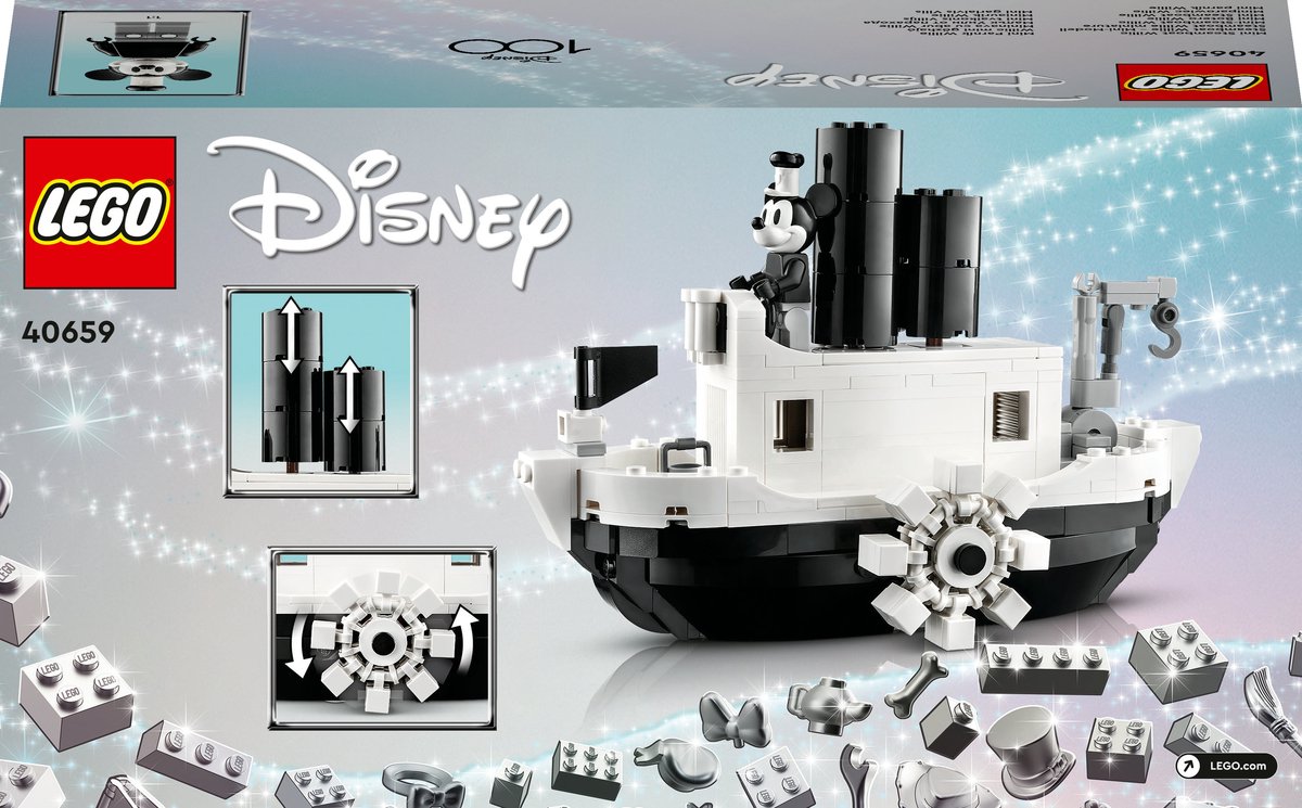 LEGO 40659 - Disney Mini Stoomboot Willie