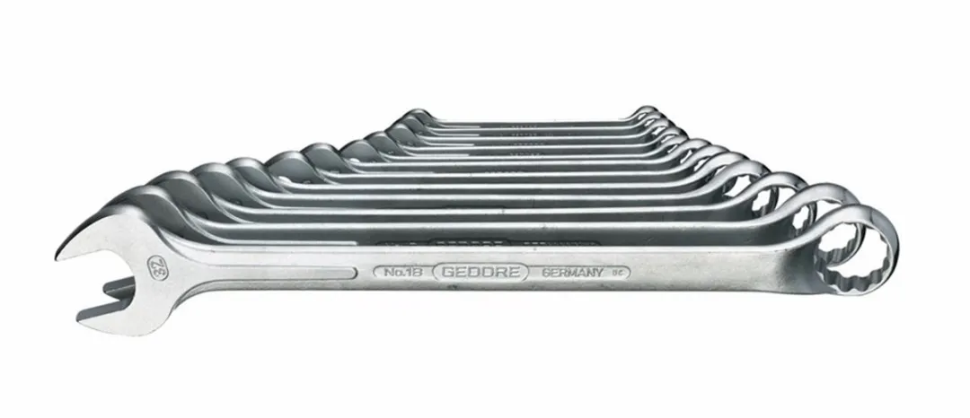 Gedore Ringsteeksleutelset 12-delig 1604038 - Zilver - afbeelding 6 van 6