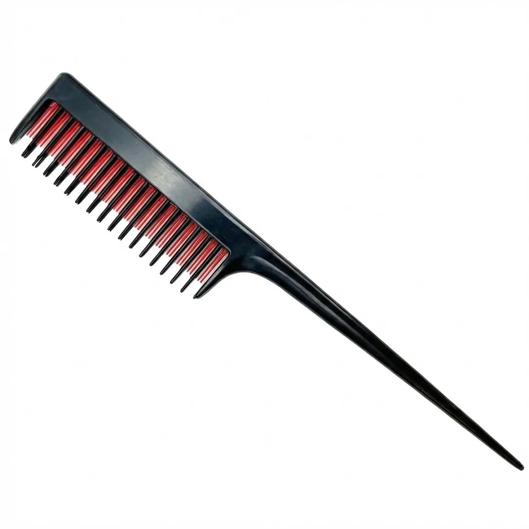 NuveX Zwart Rood Tail Comb