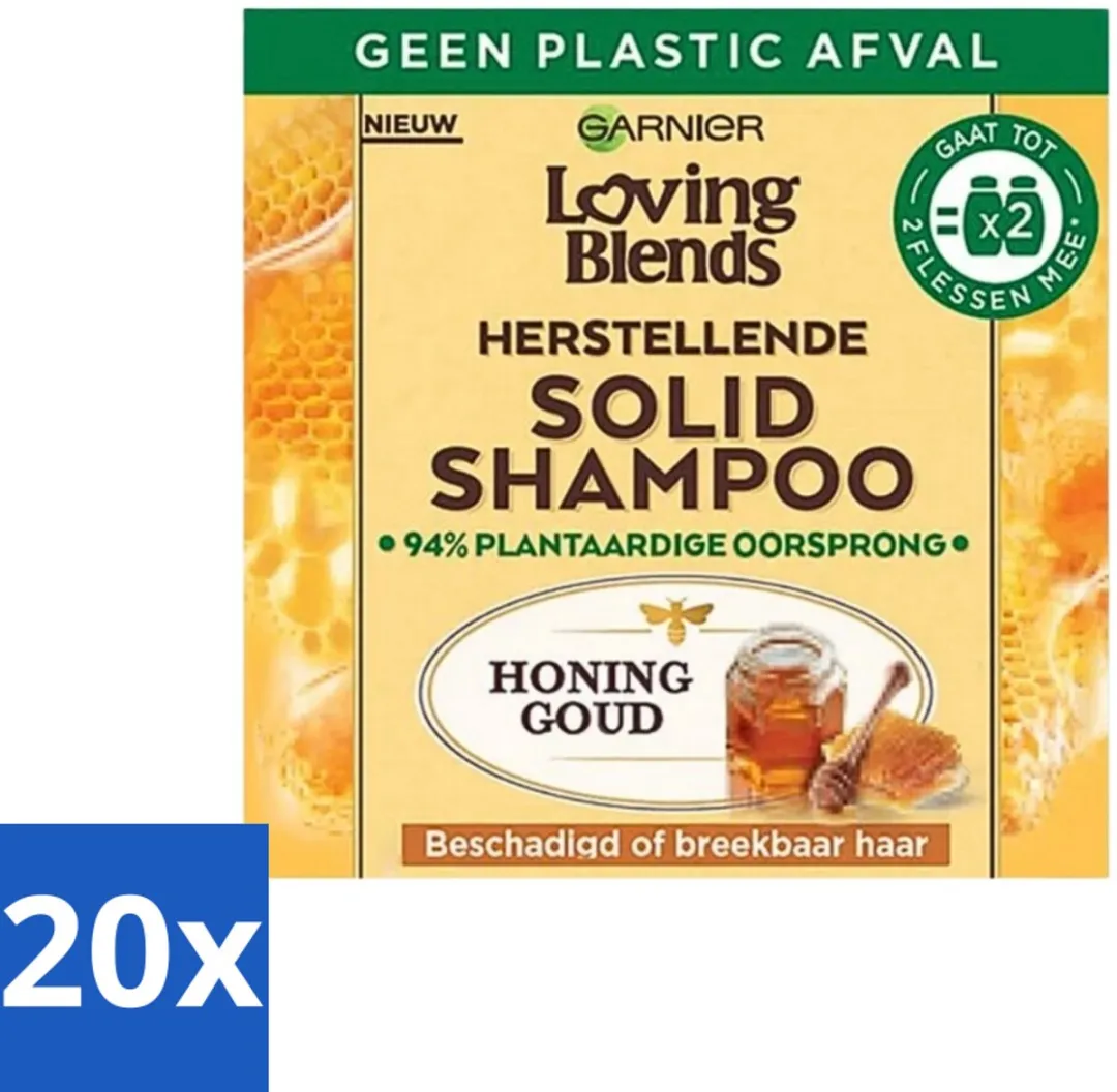Garnier Loving Blends Honing Solid Shampoo