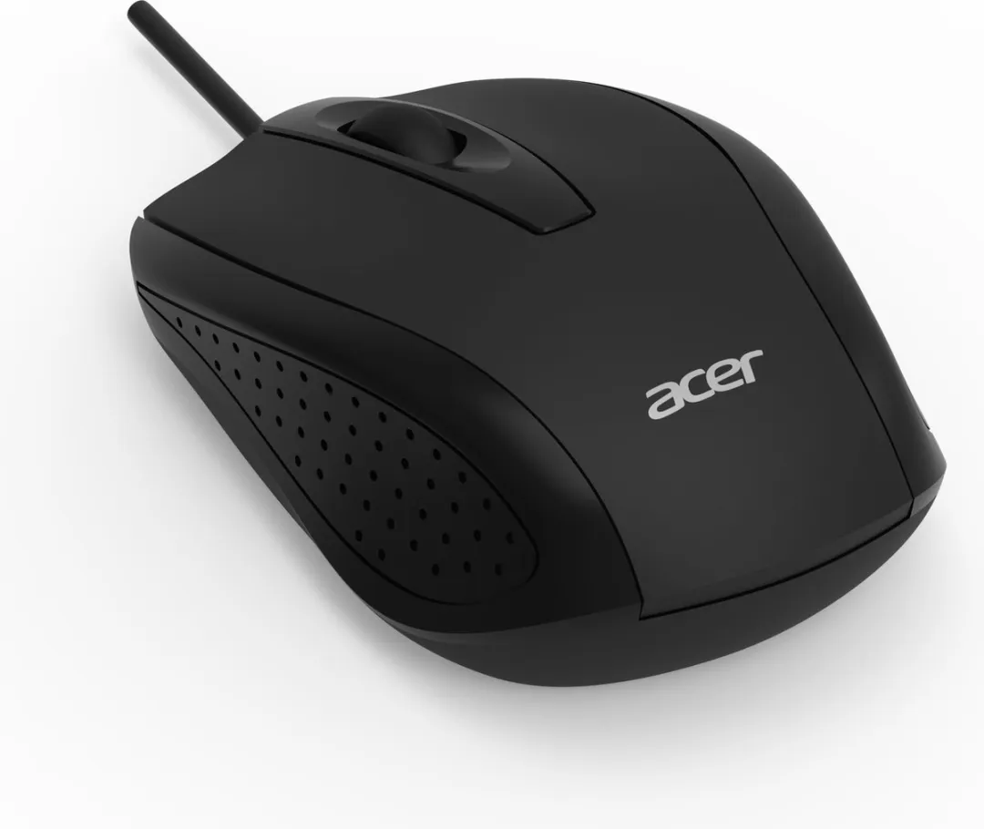 Acer HP.EXPBG.008 Muis - Ambidextrous - USB Type-A - Zwart