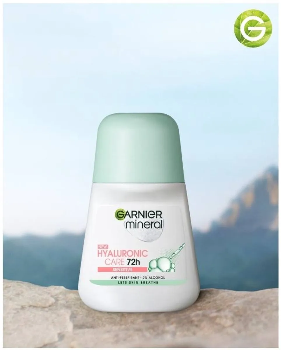 Garnier Mineral Hyaluronic Care Deodorant Roll-On 150ml - 3x50ml