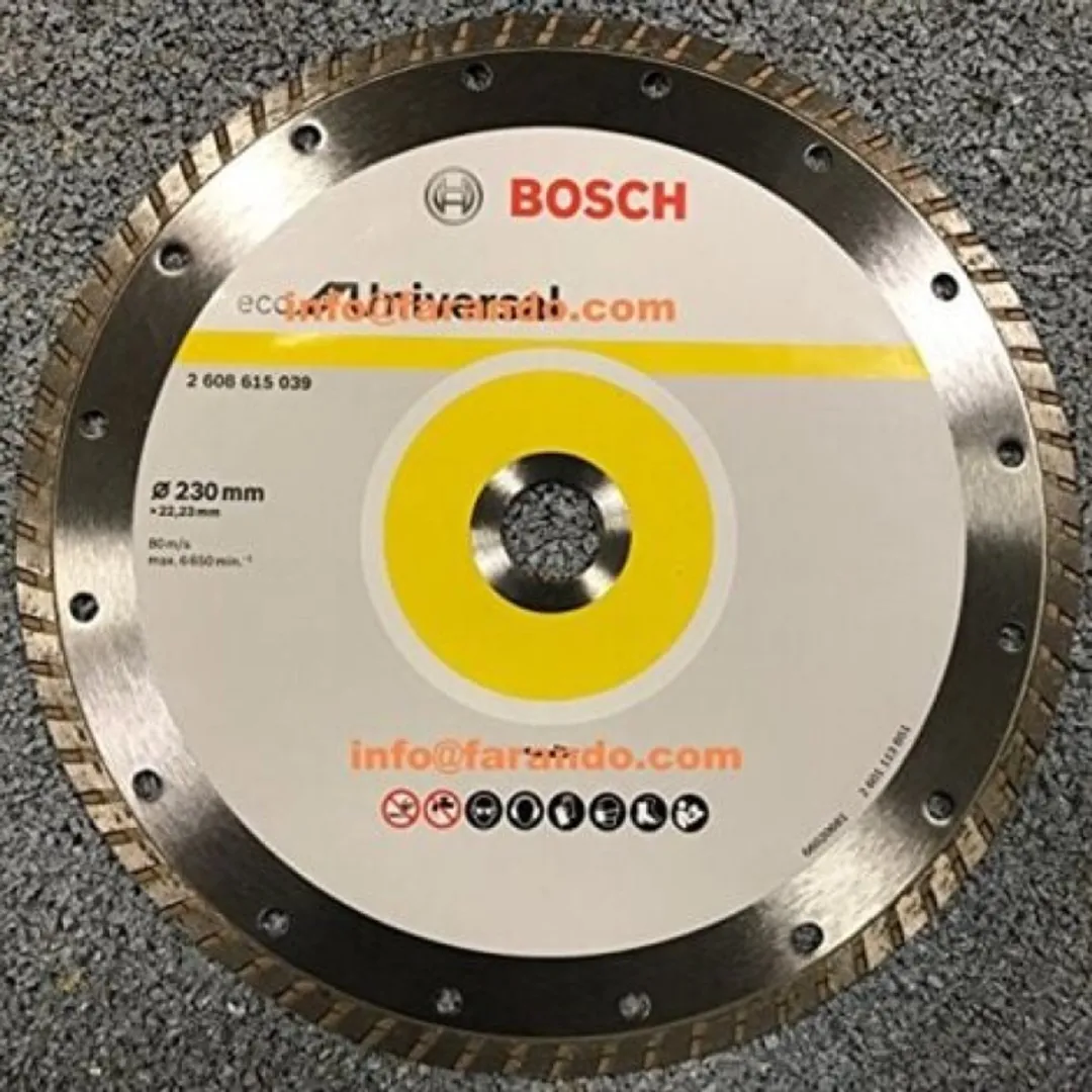 Bosch Turbo Diamantzaagblad 230mm - 22,23mm As - Beton/Steen