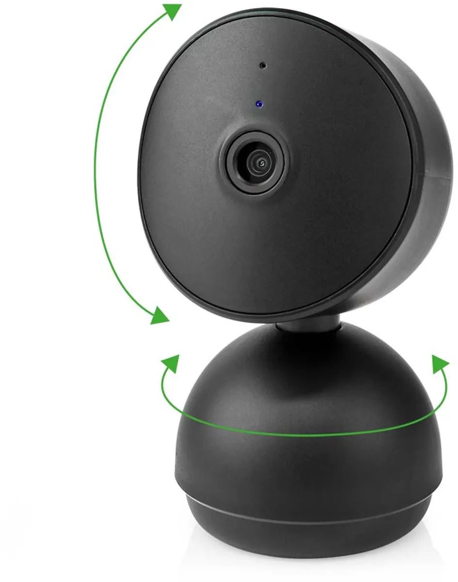 Nedis SmartLife WIFICI22CBK Beveiligingscamera - Full HD - Pan & Tilt - Zwart - afbeelding 6 van 6