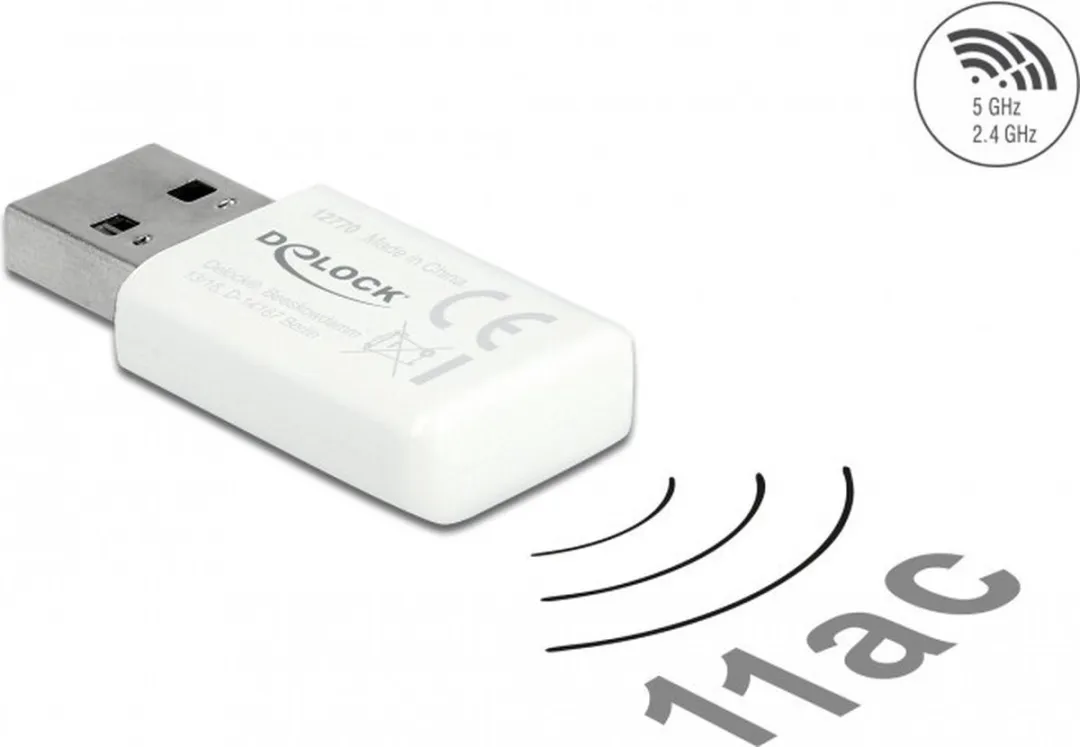 Delock USB 3.0 WLAN Dual-Band AC Stick 867+300Mbps