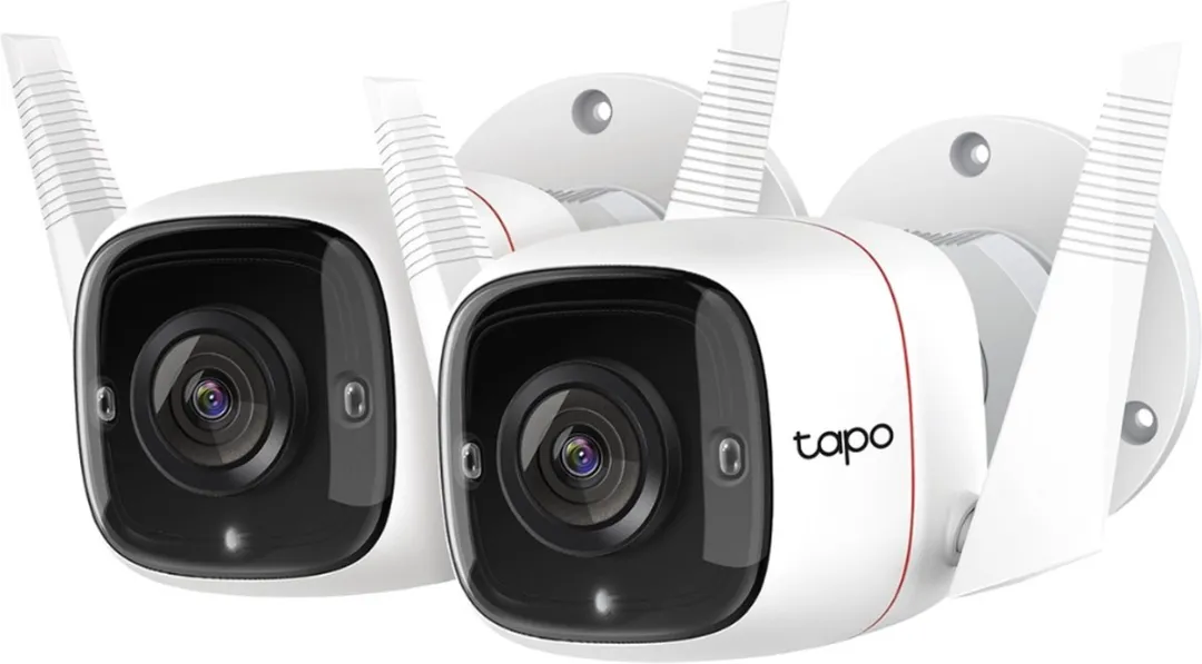 TP-Link Tapo C310P2 Beveiligingscamera - 2K - Wit - 2 Stuks