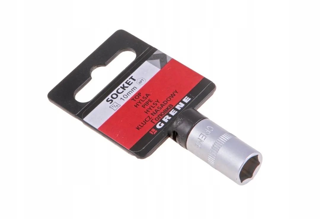 Kramp Dopsleutel 1/4" 10mm - Chroom-Vanadium Staal
