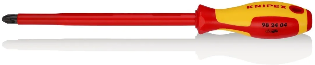 Knipex 98 24 04 Schroevendraaier PH 4 VDE - Rood/Geel