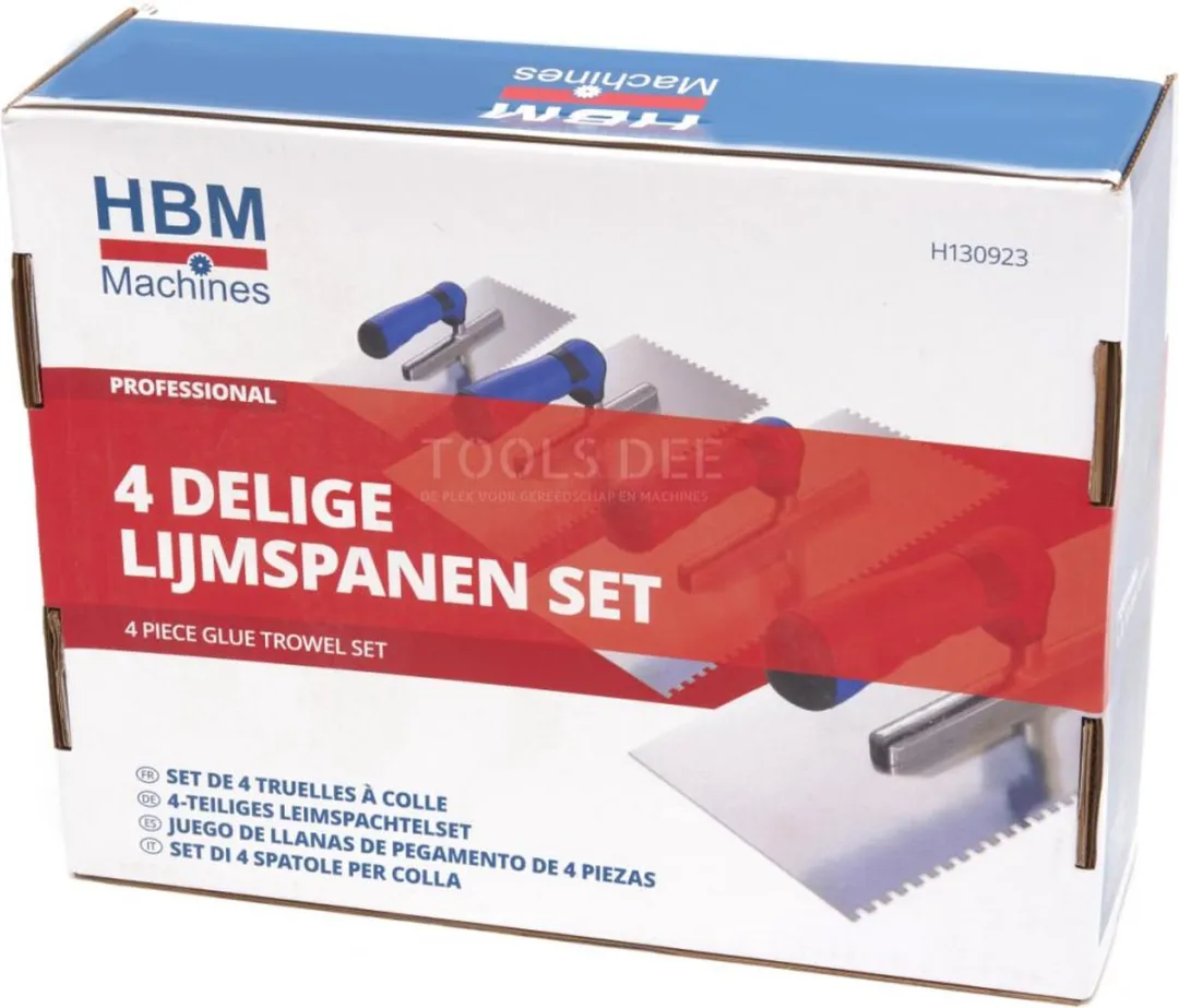 HBM 4-delige Lijmspanenset 6-12mm