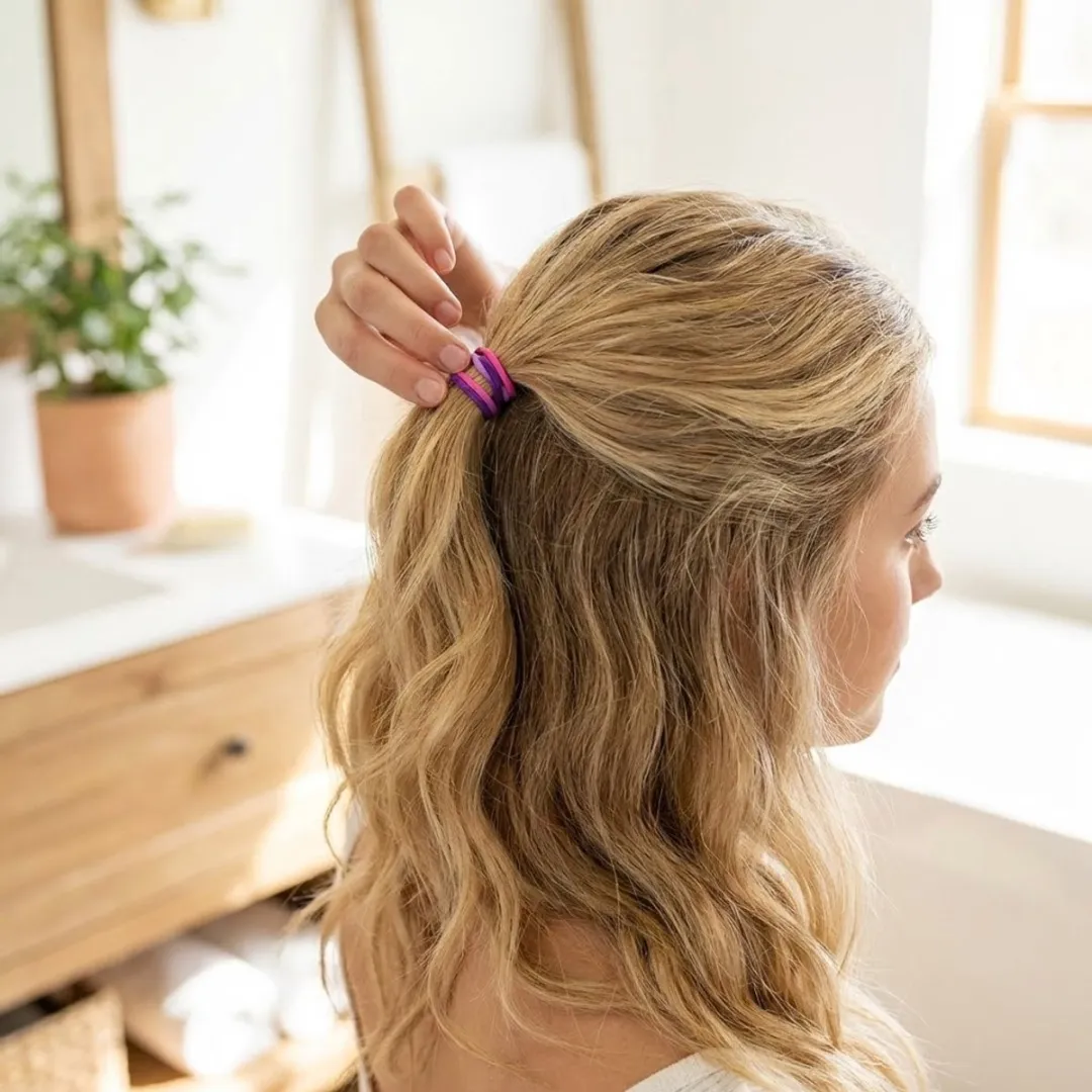 NuveX Mini Haar Elastiekjes 1000 Stuks - Paars & Roze Mix