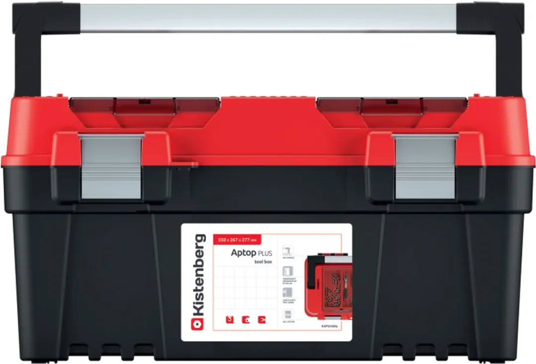 Prosperplast Kistenberg Aptop Plus 55 Gereedschapskoffer KAP5530AL