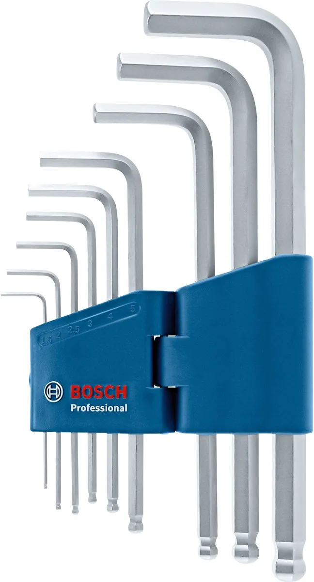 Bosch Professional Inbussleutelset 9-delig - 1,5-10mm