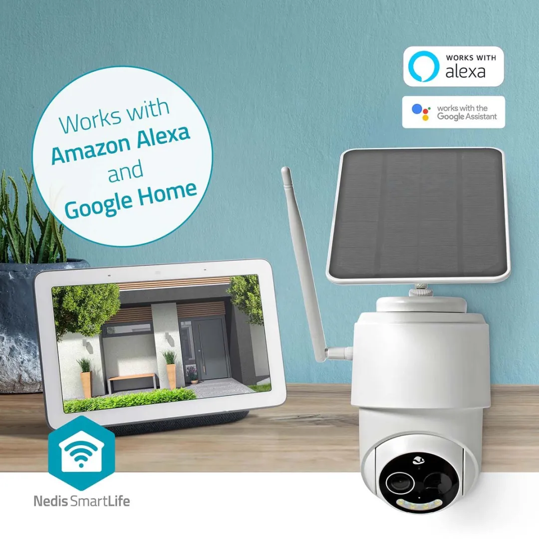 Nedis SmartLife WIFICBO50WT Buiten Camera - Full HD 1080p - IP65 - Wit - afbeelding 6 van 6