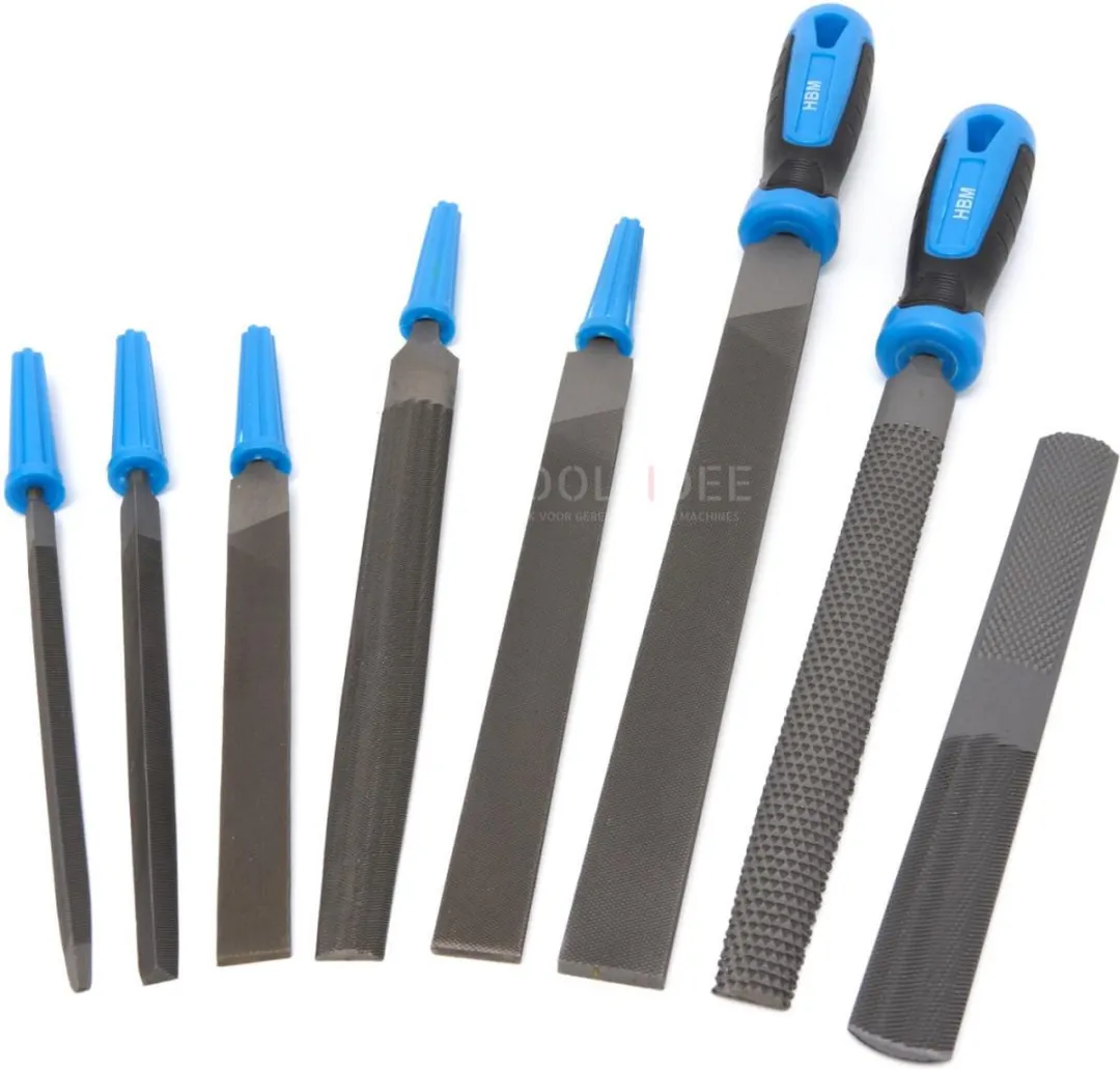 HBM Vijlenset 19-delig - 4-in-1 houtrasp & vijlen