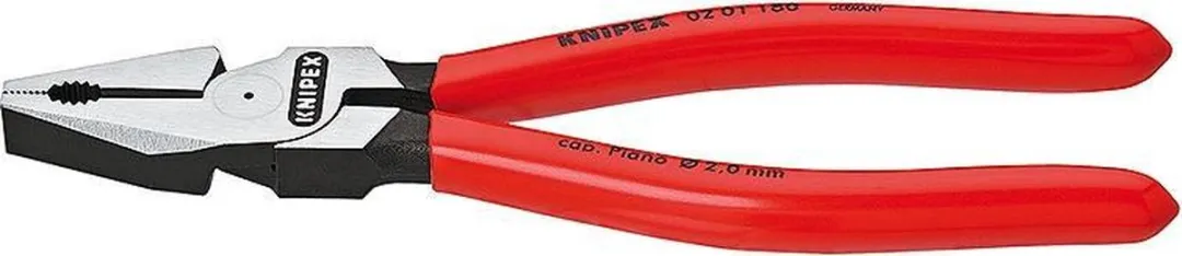 Knipex Combinatietang 201200 - Rood/Zilver - afbeelding 6 van 6