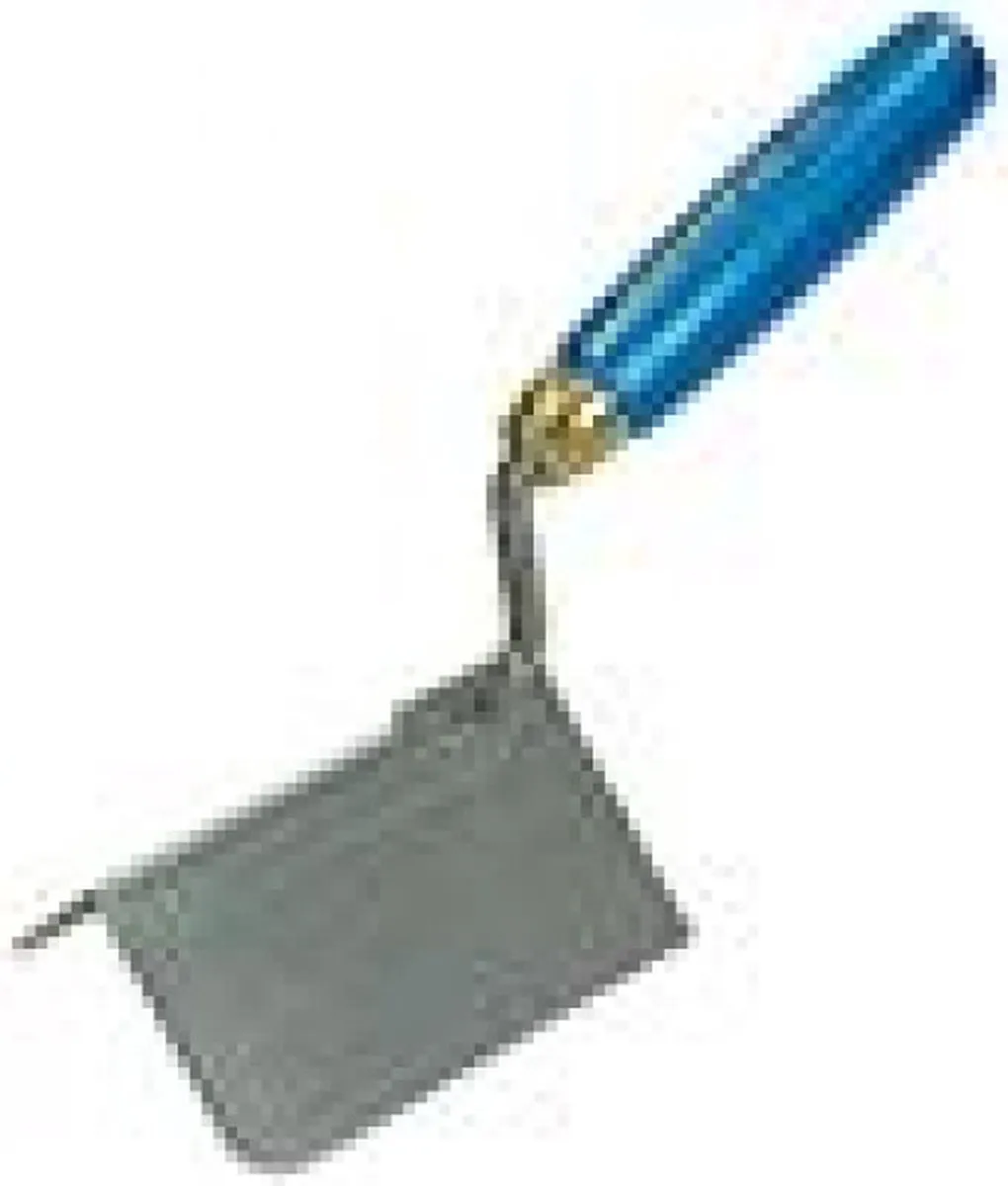 Jung-Henkelmann Buitenhoektroffel 100mm - Zilver/Blauw