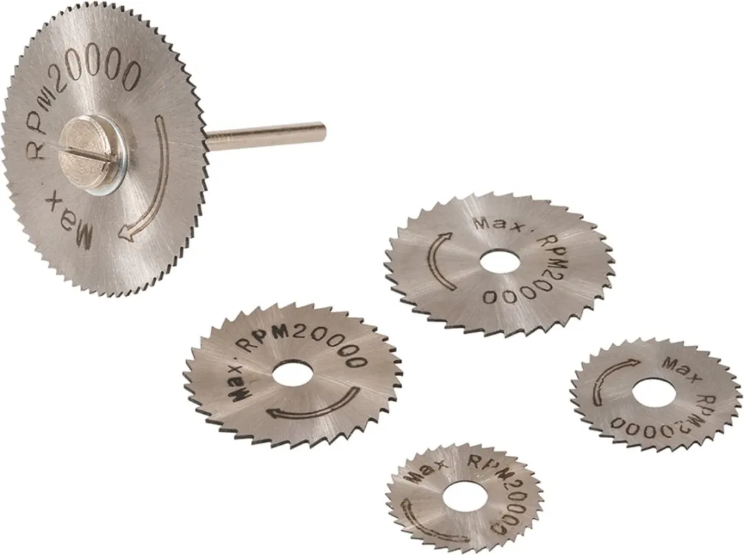 Silverline HSS Snijschijven Set 22-44mm - 5-delig - Oscillerend
