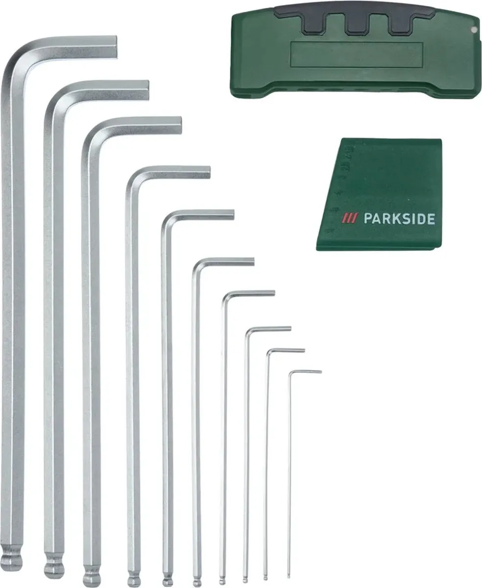 Parkside Inbussleutelset 11-delig - Grijs