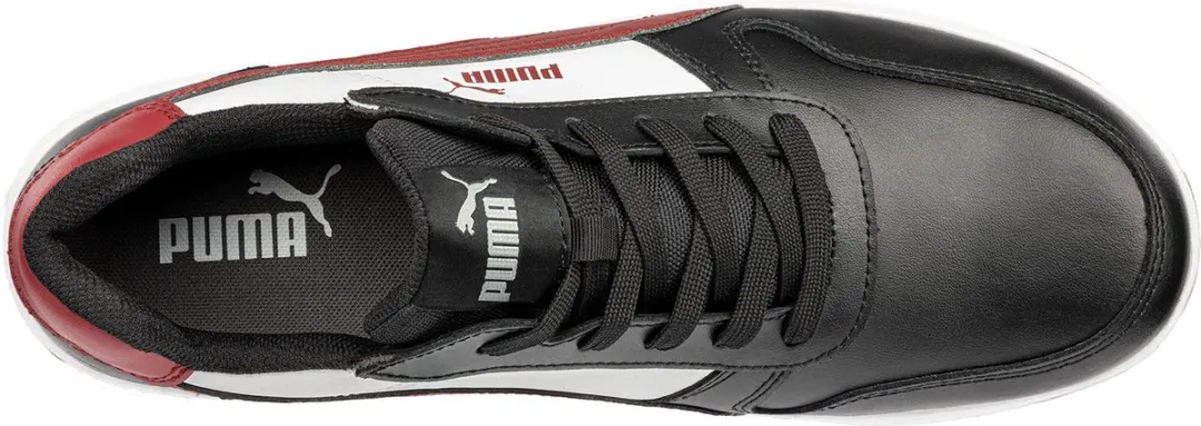 PUMA Frontcourt 640200 Werklaarzen - Zwart/Wit - Maat 44